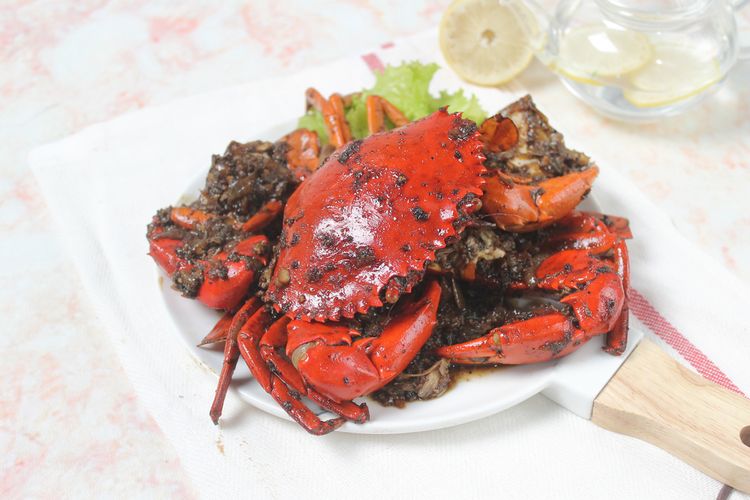 Lezatnya Seafood Kepiting Lada Hitam Cafe Pantai Carita Wajib Dicoba, Hubungi WA 081210912346