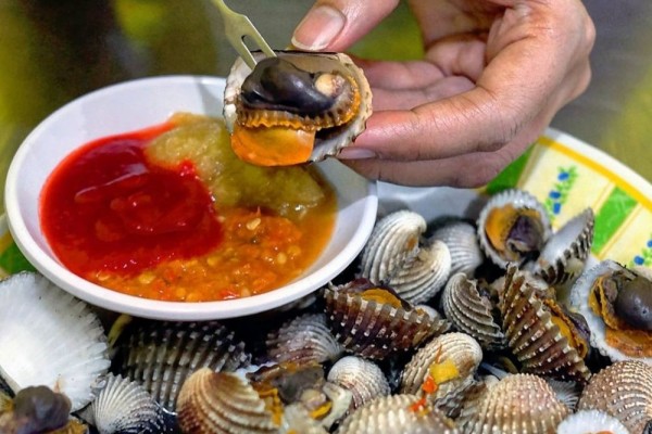 Cafe Pantai Carita, Tempat Makan Menyediakan Menu Kerang Dara Rebus, Hubungi WA 081210912346